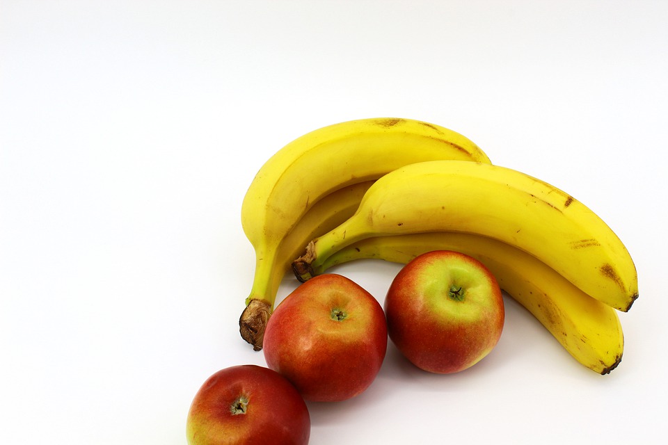 banán a jablka